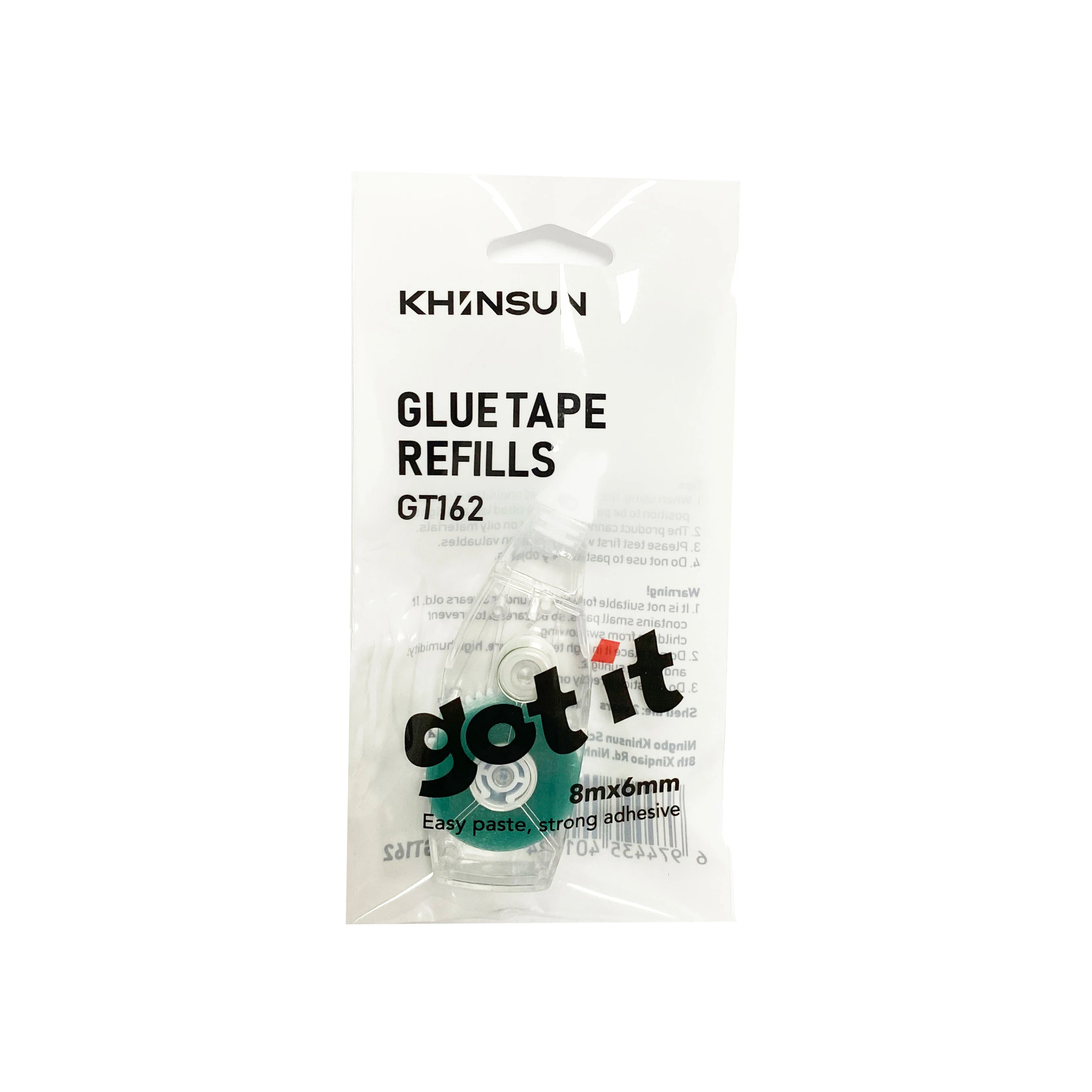 Double Sided Adhesive Tape Roller Glue Tape 6mm*8m with Refill Glue for DIY Journal Stationery