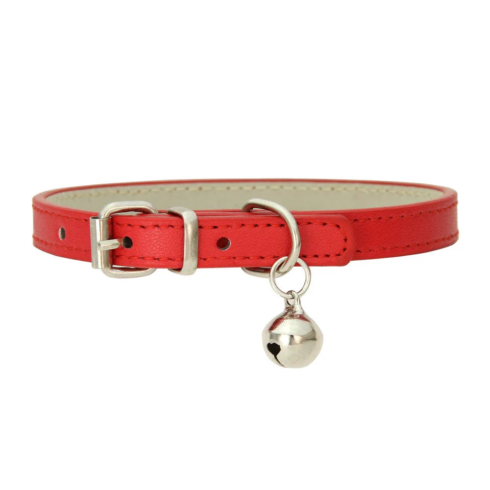 PU Leather Cat Collar