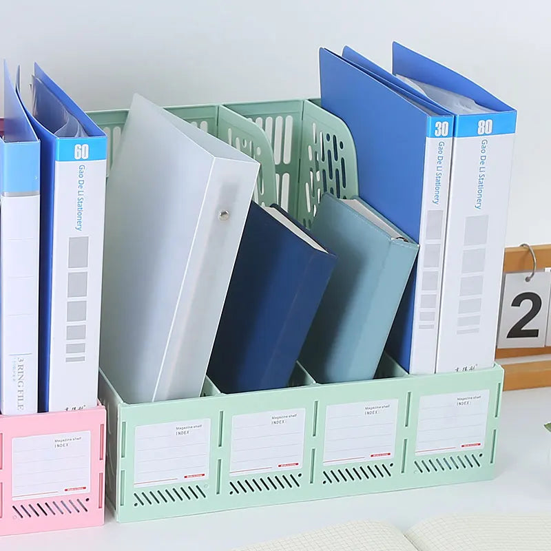 Thickened Quadruple File Rack – Office & Student Use
