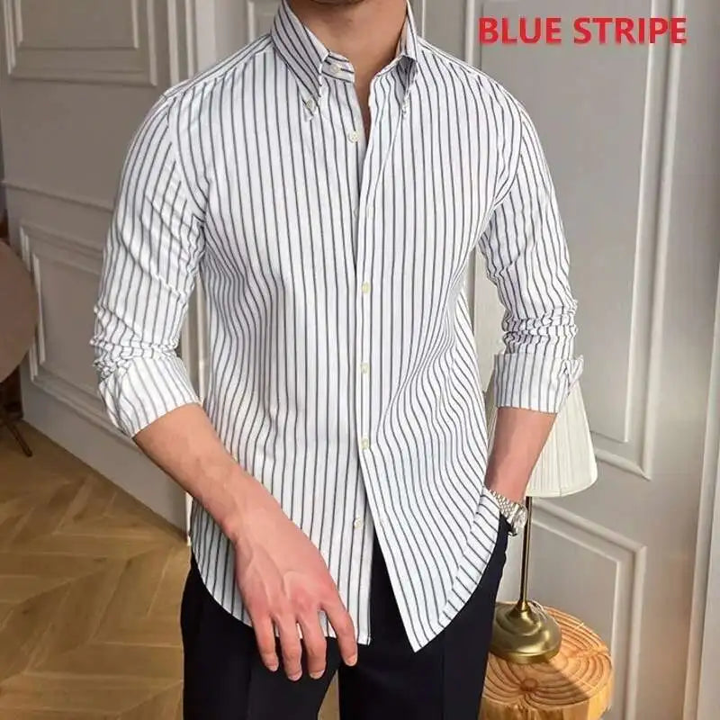 Men’s Casual Striped Shirt