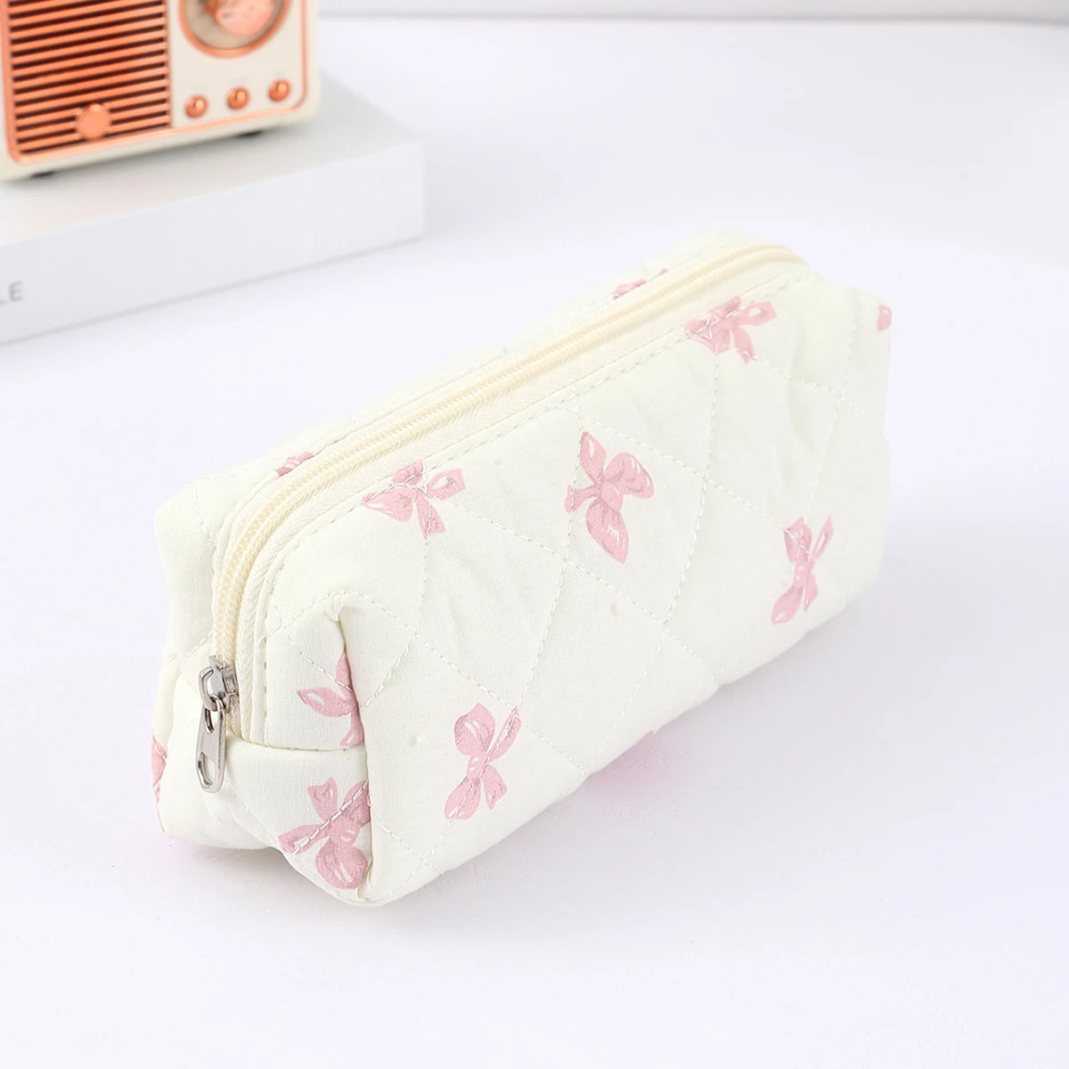 Floral Bowknot Pencil Case