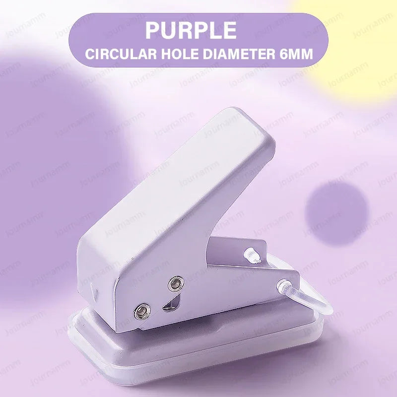 Single Hole Mini Paper Punch – Portable & Cute