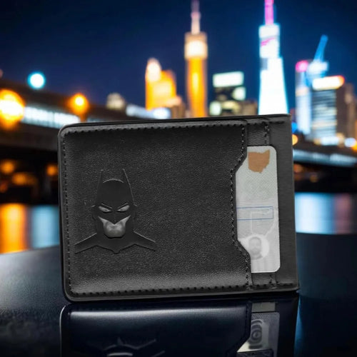 Bat ID Slim Leather Wallet