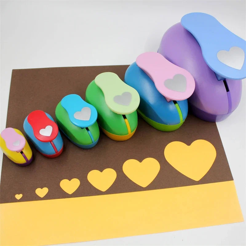 Heart-Shaped DIY Paper Punch – 8/16/25/38/50mm