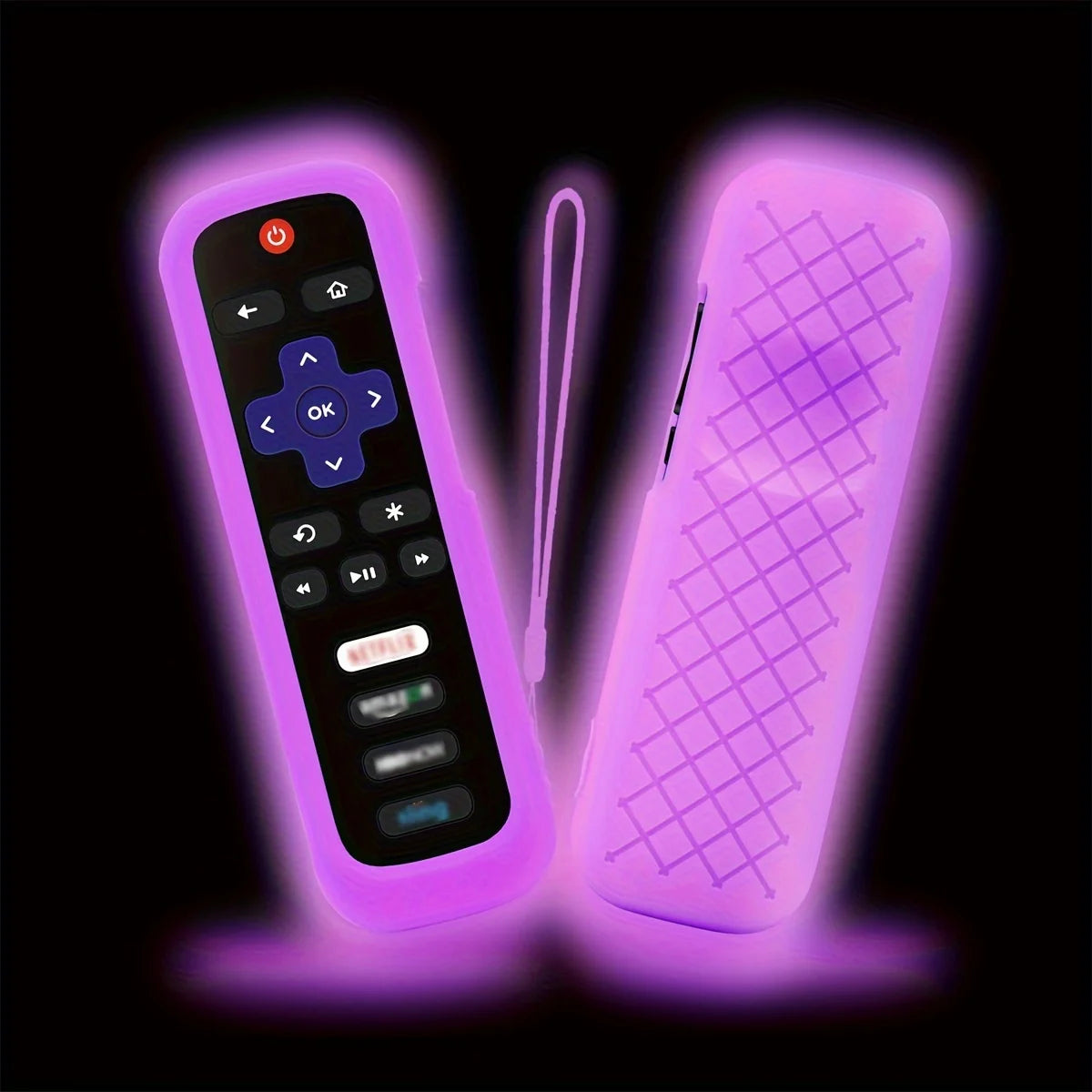 Glow Remote Cover Set – TCL/Hisense/Roku