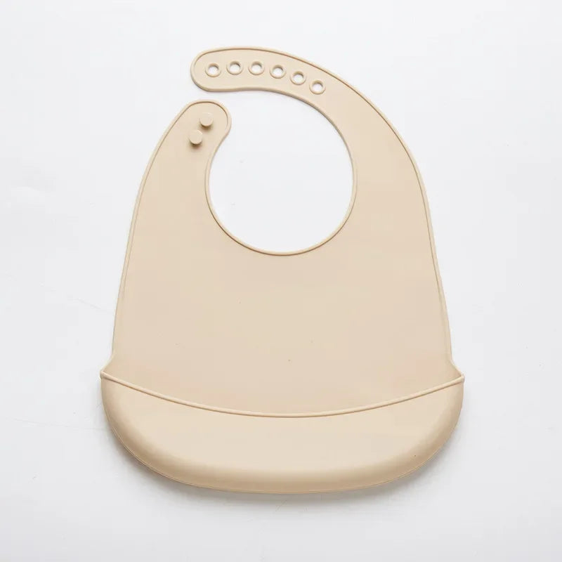 Adjustable Silicone Baby Bib – Waterproof & BPA-Free