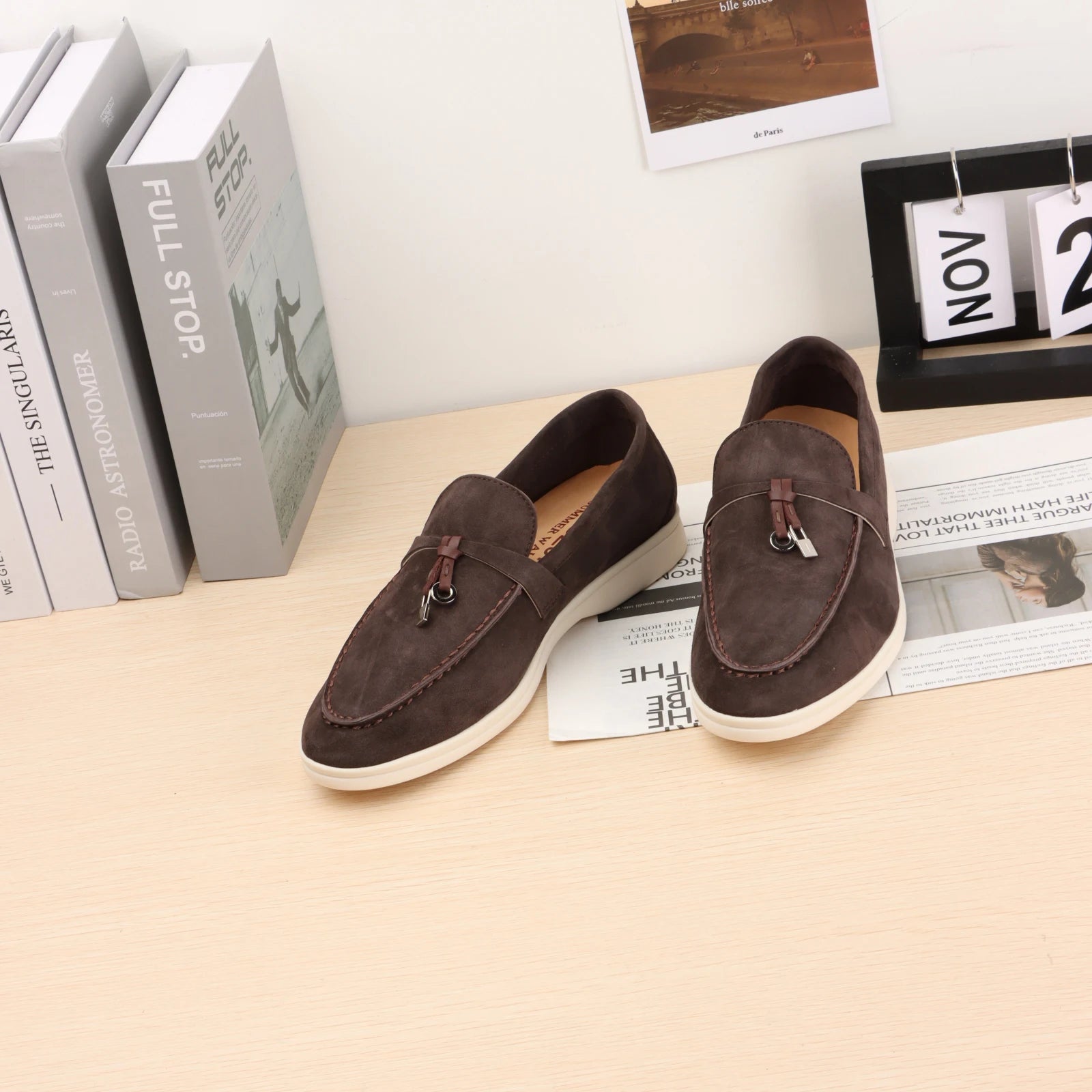 XOBZJH Leather Loafers