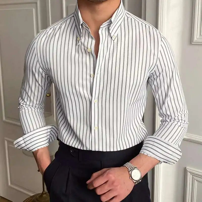 Men’s Casual Striped Shirt