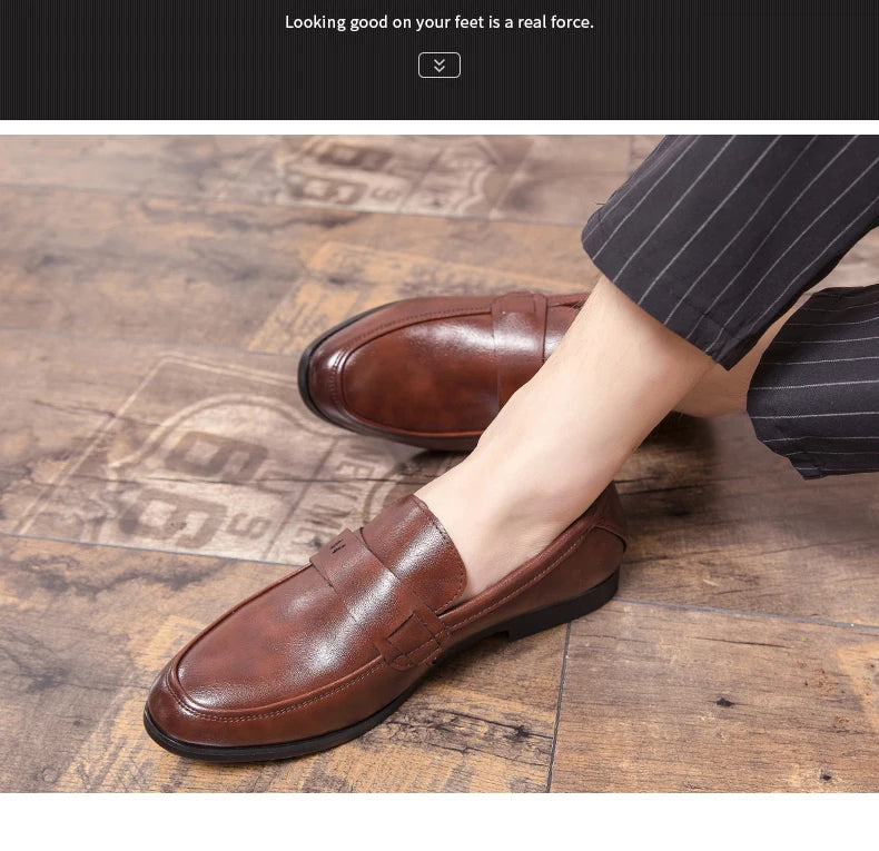 Men’s Casual Leather Loafers