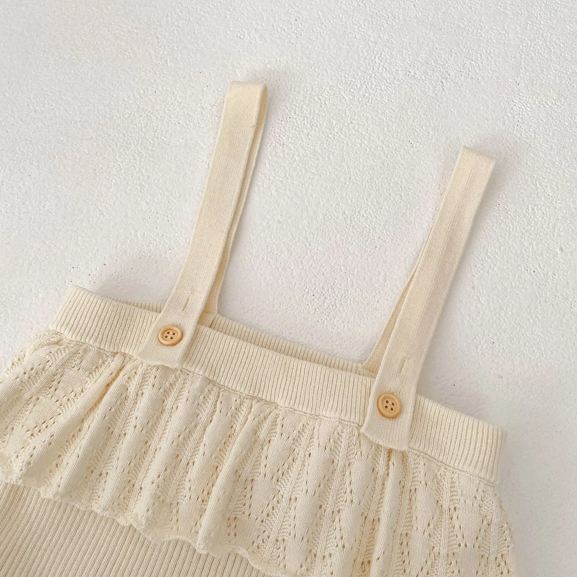 Jacquard Knitted Baby Romper – Versatile Bodysuit