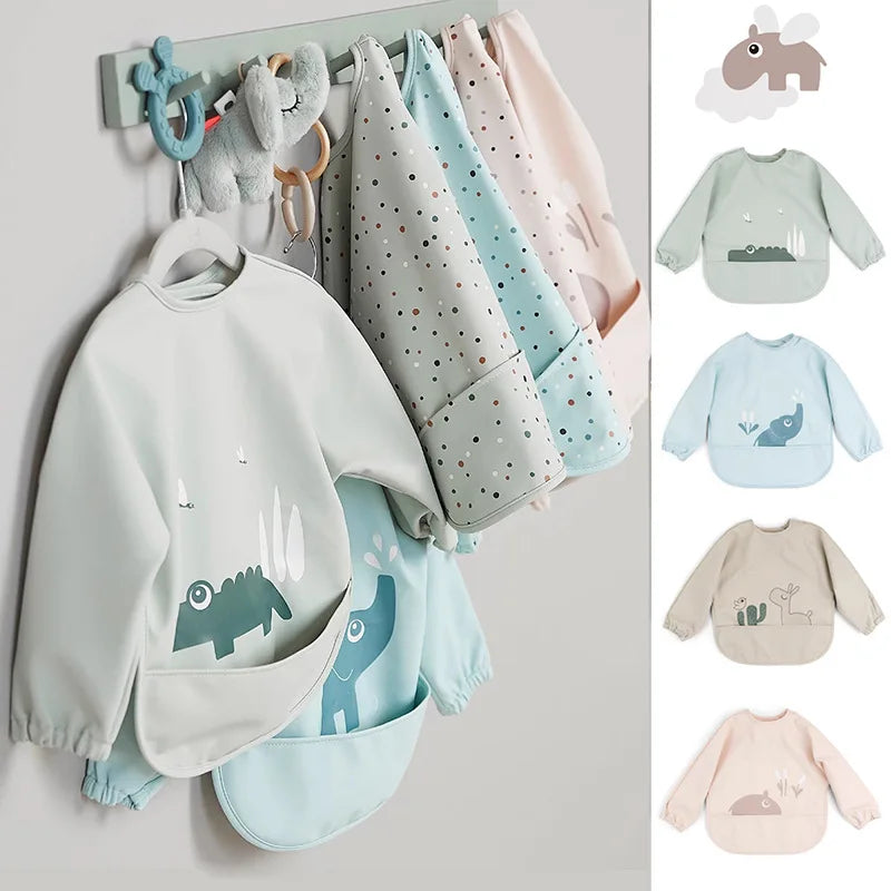 Ayaco.Fan PU Baby Bib – Cartoon Design