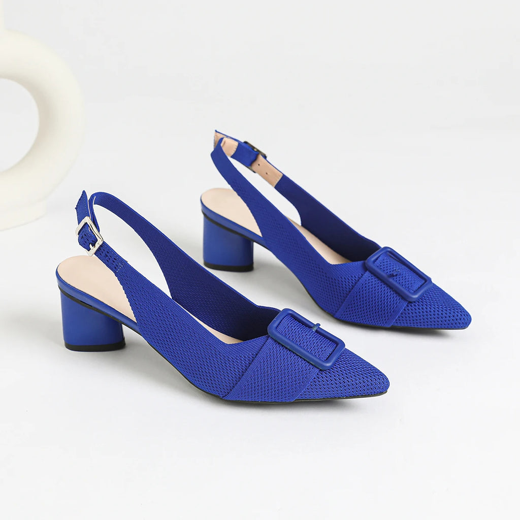 Women’s Knitted Pointed Heel Sandals