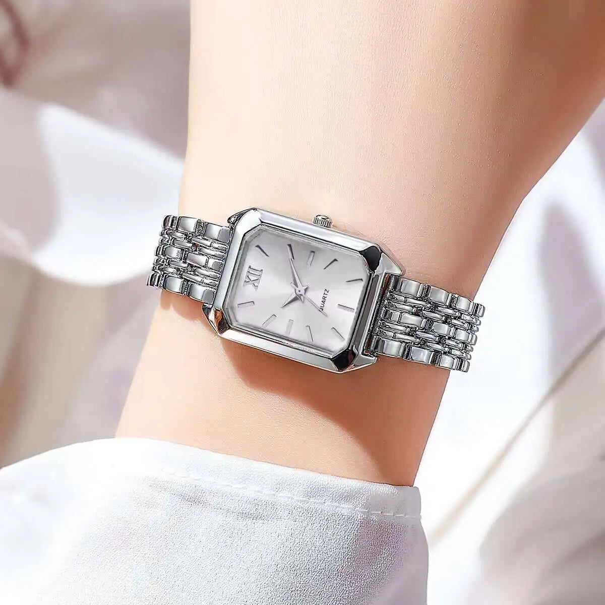 Rectangle Quartz Women Watch