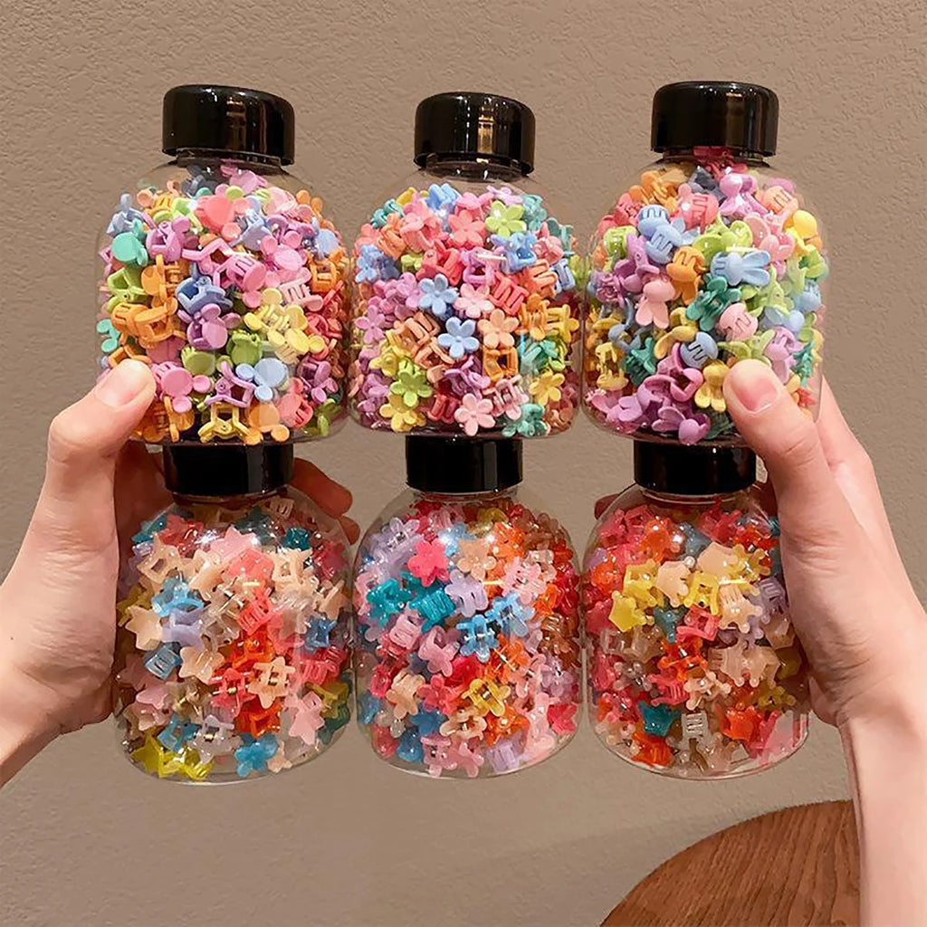 100pes/Can Girl Baby Bangs And Broken Hair Tool Hair Grabbing Claw Baby Small Mini Hair Clip, Hair Grabbing Accessory