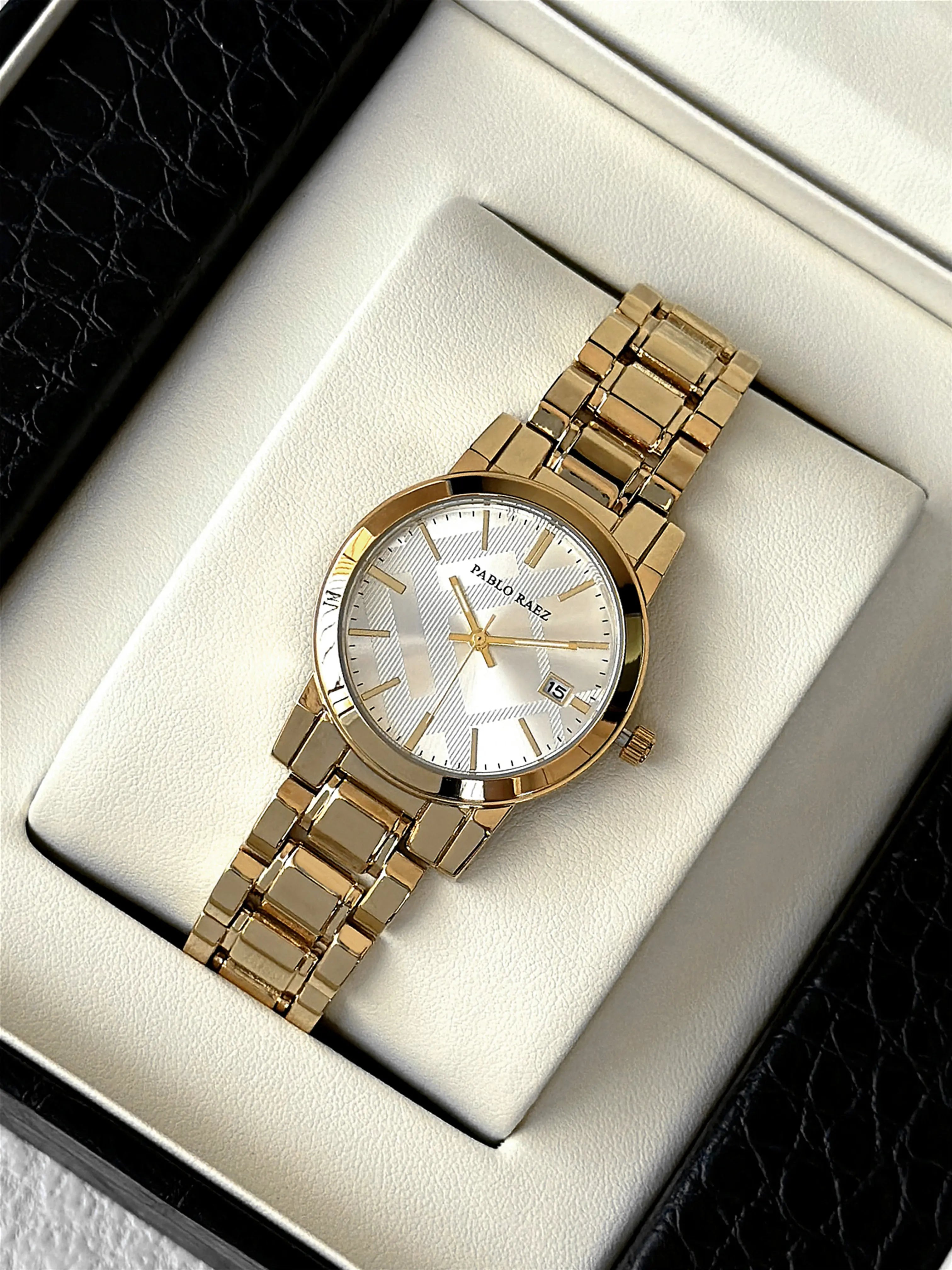 Luxury Women Watches Fashion Gold Stainless Stain Steel Ladies Watch With Date Waterproof Quarzt Wristwatch Romatic  Girl Gift