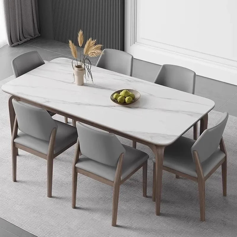 Classic Cute Kitchen Tables Luxury Tall Minimalist Modern Dining Tables Senior Style Tavolo Rotondo Pranzo Dining Room Furniture