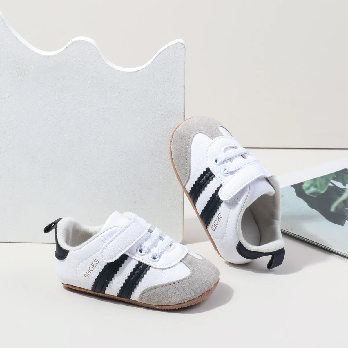2025 Baby First Walking Shoes – Unisex PU Leather Toddler Sneakers 0-18M