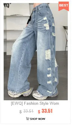 [EWQ] Elegant Solid Color Mid-Length All Match Skirt For Women 2026 Spring Summer Loose High Waist A-Line Pleated Skirts 16O9169