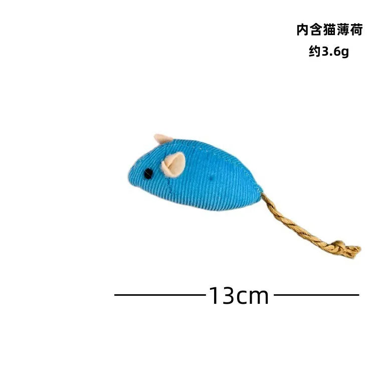 Catnip Rattle Mouse Toys – Multi Pack