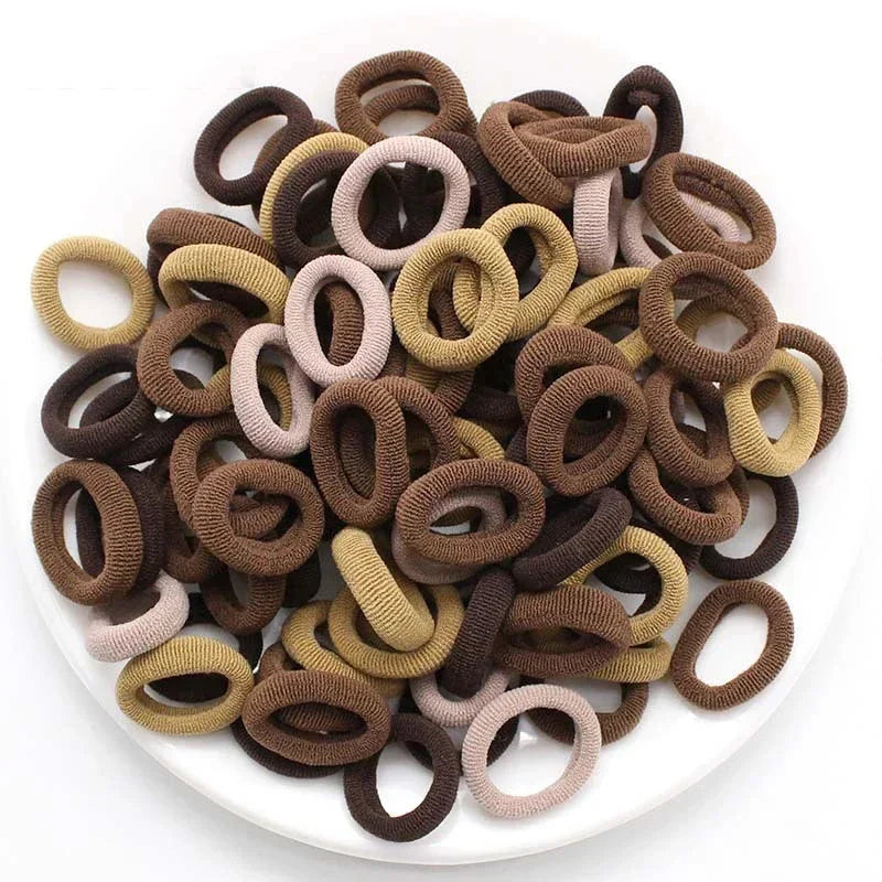 200/1000 PCS Colorful Nylon Elastic Hair Bands for Women & Girls – Small Ponytail Holders & Rubber Hair Ties