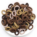 200/1000 PCS Colorful Nylon Elastic Hair Bands for Women & Girls – Small Ponytail Holders & Rubber Hair Ties
