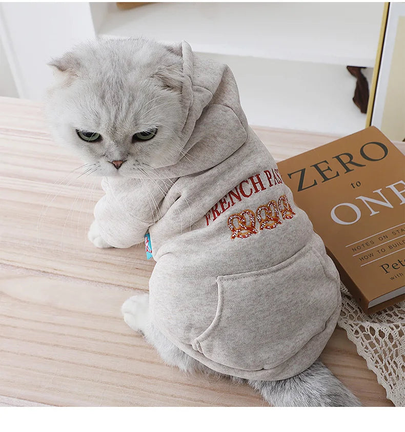 High Aesthetic Pet Hoodie – Winter Warm