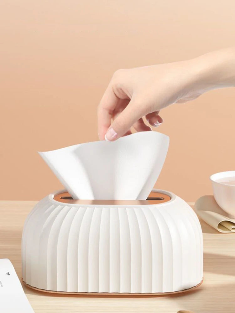 Household Tissue Box with Spring – 1pc