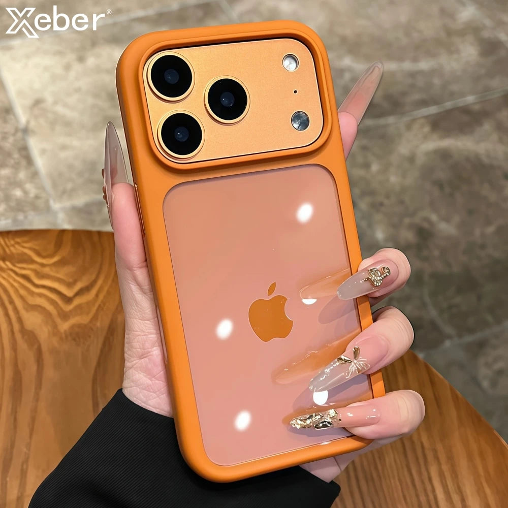 iPhone Case 17 Series – Transparent Touch Button