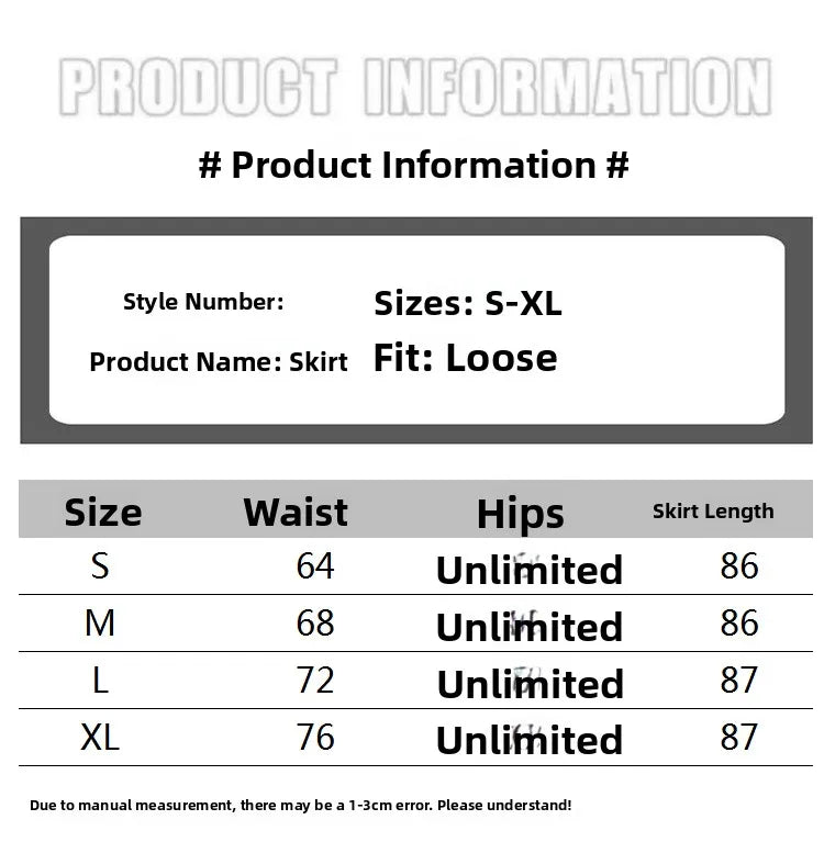 Elegant High Waist A-Line Midi Skirt Women's Fashion Slimming Skirts Autumn Winter New Style Loose Flared Mid-Length Skirts