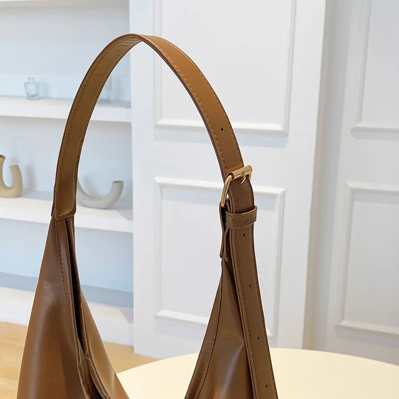 New Retro Women’s Tote Bag – Simple Large Shoulder Handbag