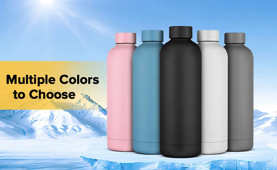 Stainless Steel Thermal Water Bottle – Insulated Vacuum Tumbler