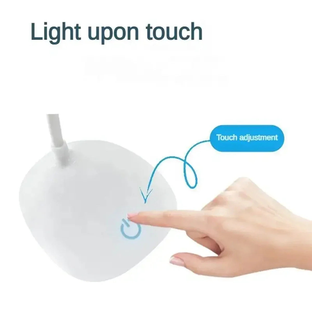 LED Portable Desk Lamp – USB Charging & Touch Dimming