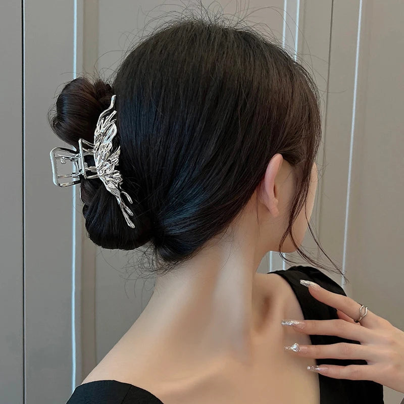 Exquisite Metal Large Claw Clip New Fashion Geometric Hair Claw Clip Barrettes Crabs Headwear For Women Girls Hair Accessories