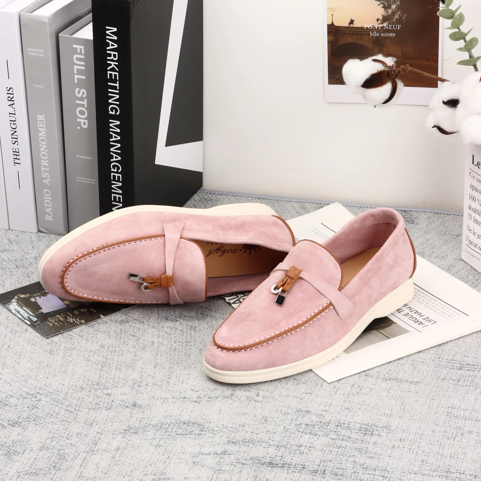 XOBZJH Leather Loafers