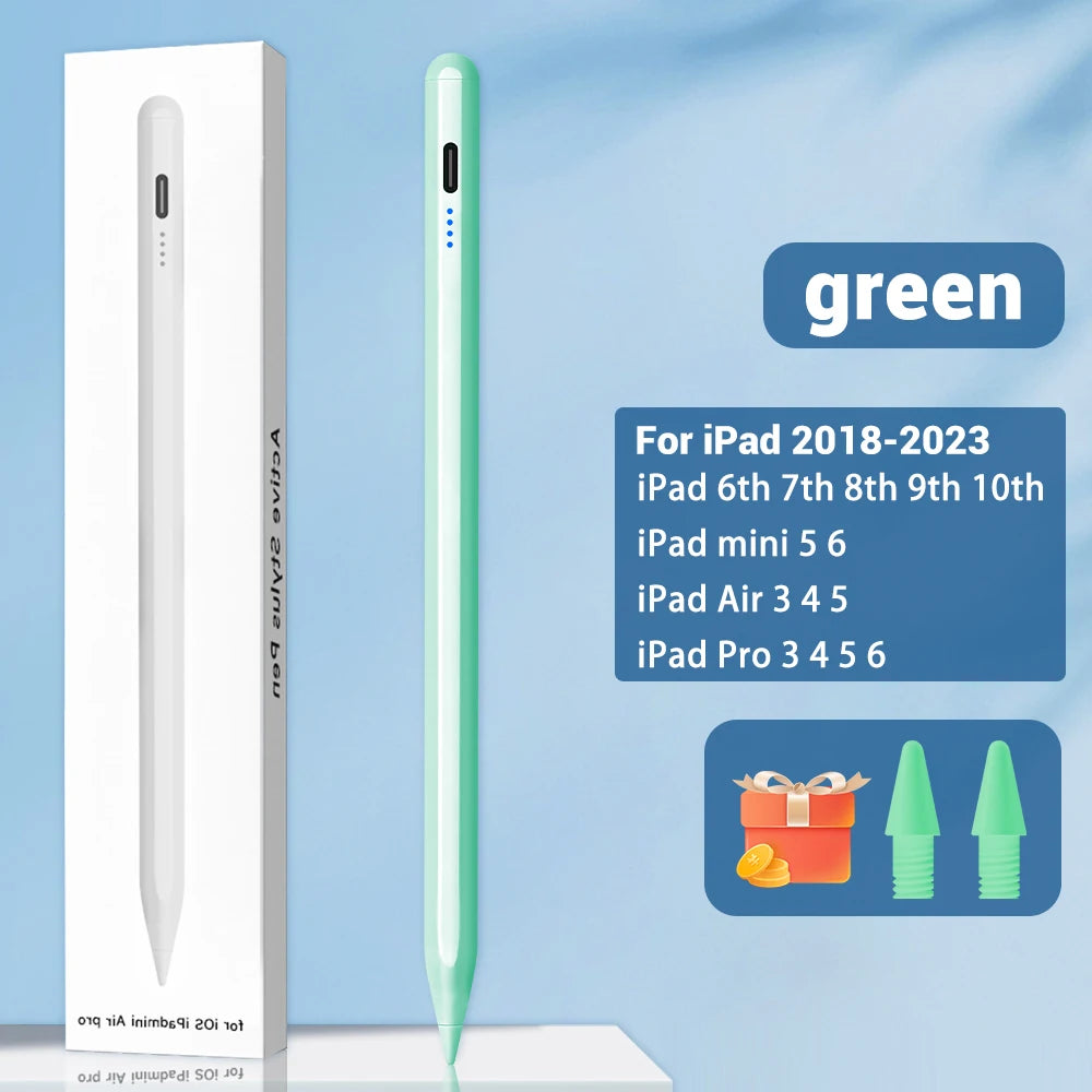 iPad Stylus Pen – Palm Rejection & Power Display