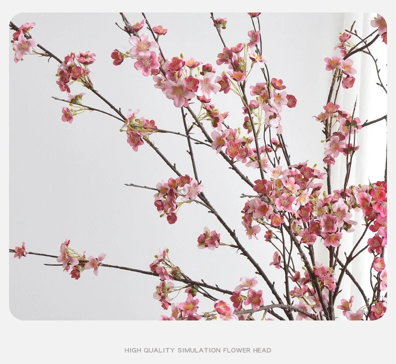 130cm Artificial Cherry Blossom Branch – Decorative