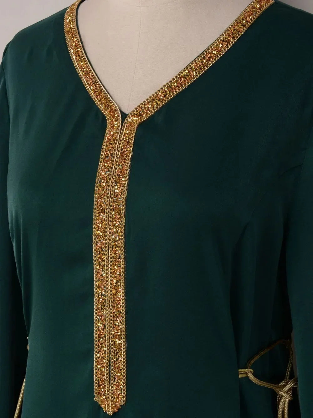 Eid Muslim Dress Women Abaya Diamond Lace-up Jalabiya Morocco Party Dresses Dubai Abayas Islam Vestidos Arab Long Robe 2026