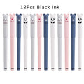 12pcs Panda Erasable Gel Pens – 0.5mm