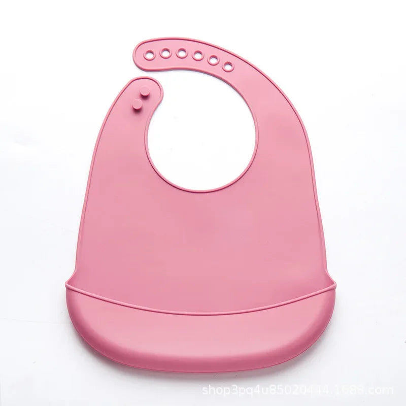 Adjustable Silicone Baby Bib – Waterproof & BPA-Free