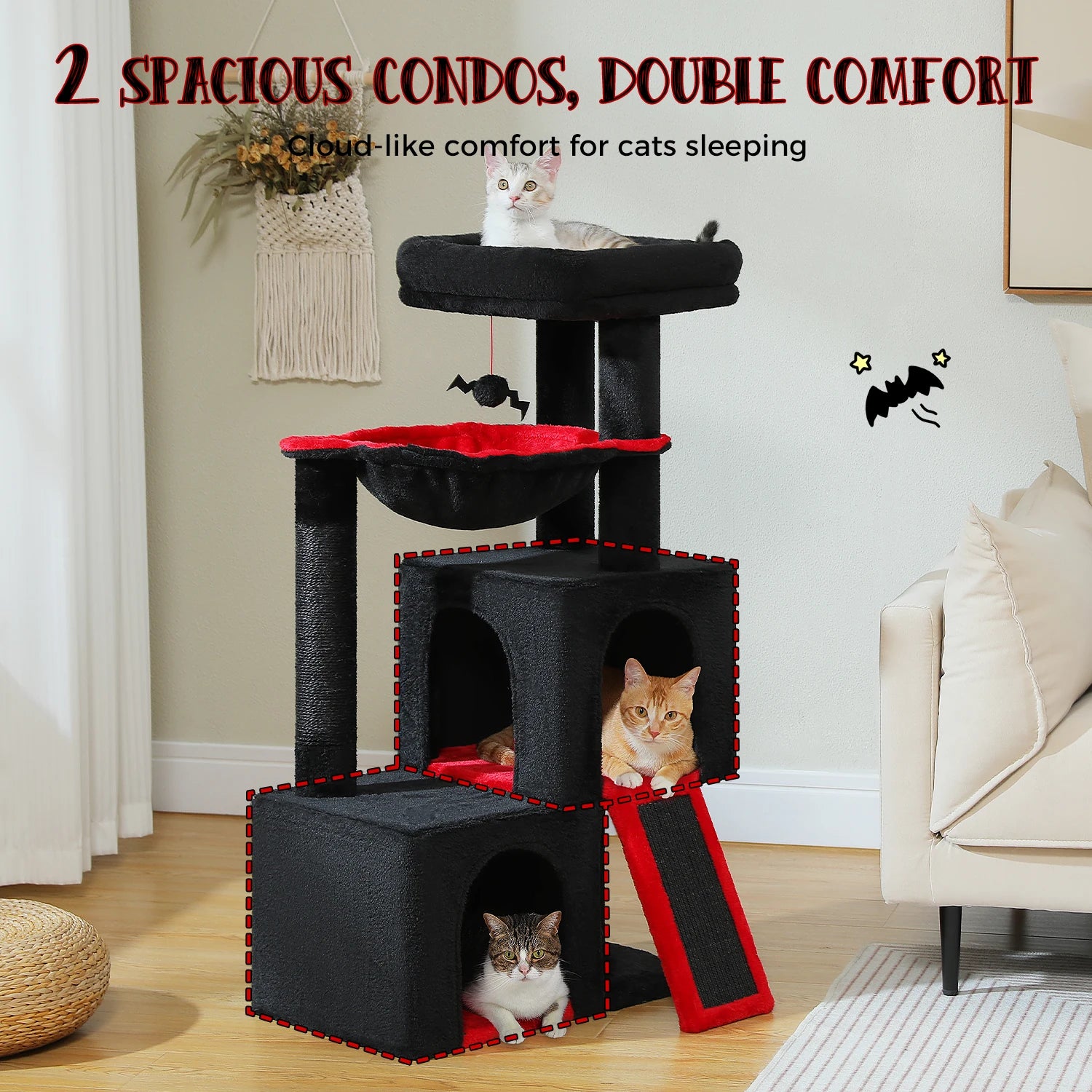 Multi-Level Cat Tower