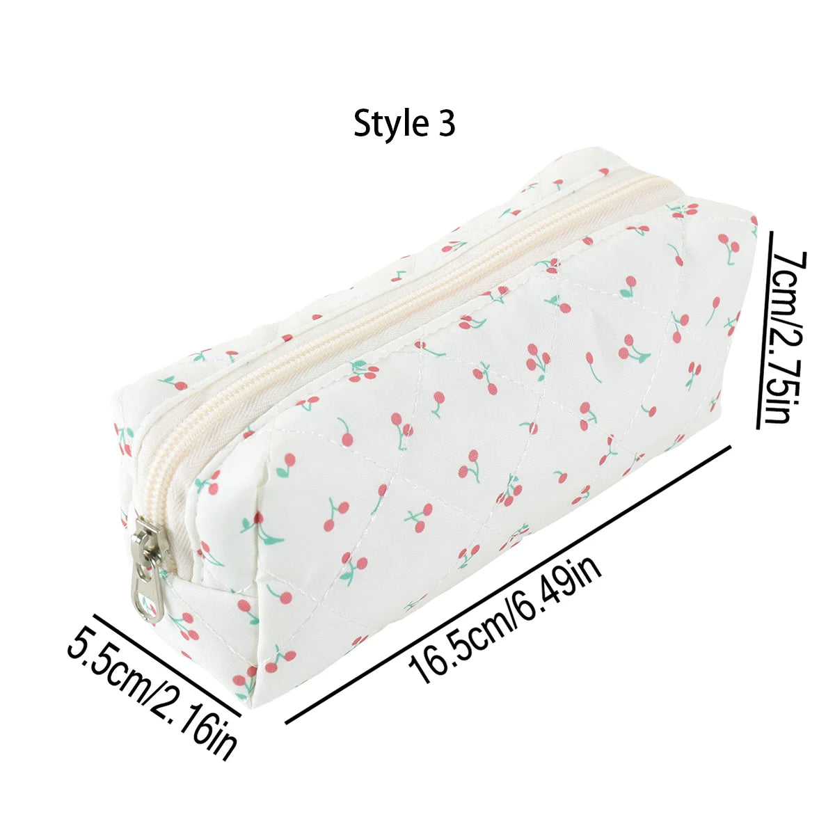 Floral Bowknot Pencil Case