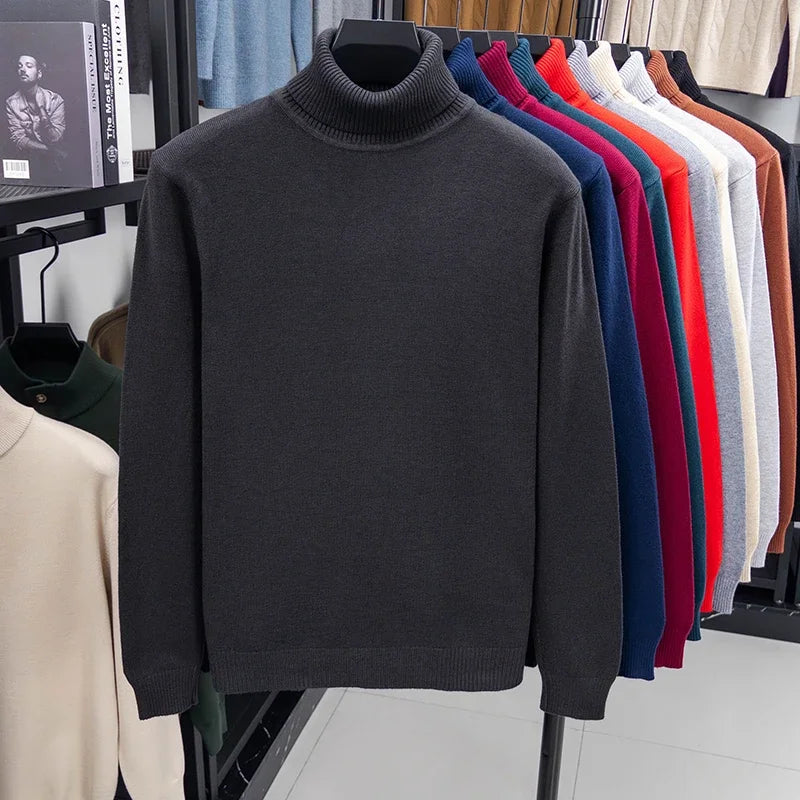 Men’s Knitted Turtleneck Sweater