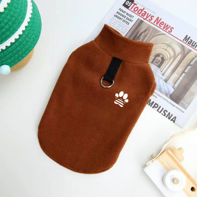 Fleece Winter Dog Sweater
