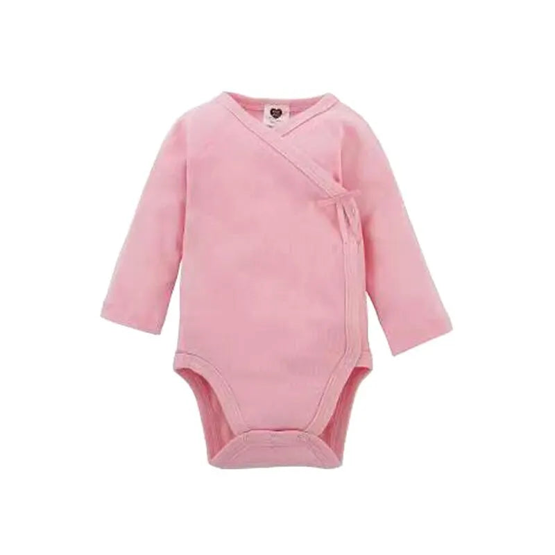 Bloom Baby 100% Cotton Long Sleeve Romper – Unisex Newborn Overalls