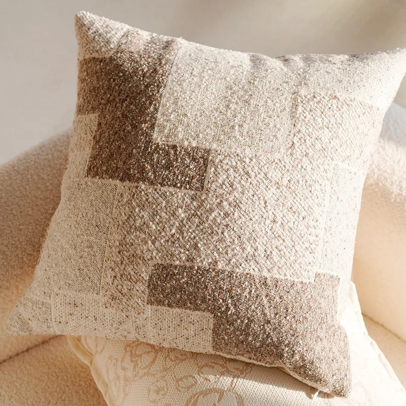30X50/45X45CM Brown Throw Pillow Cover French Light Luxury Forest Stamping Waist Cushion Cover Decor Home Decorative Pillowcase