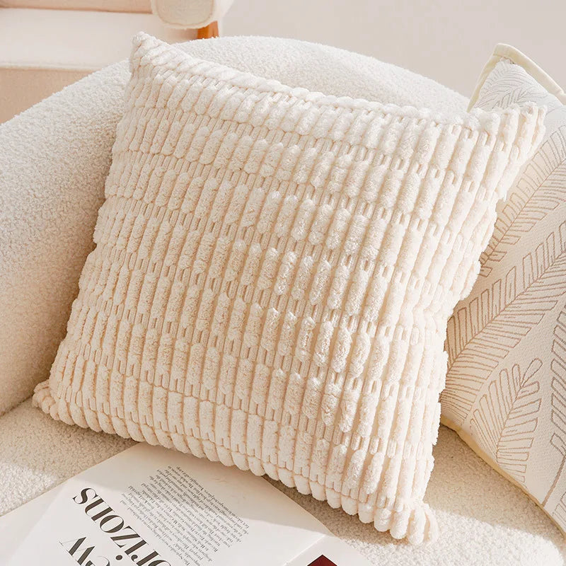 French Antique Nordic Brown Luxury Pillow Covers For Sofa Bed Cushion Elegant Home Decor High-End Soft Vintage Style