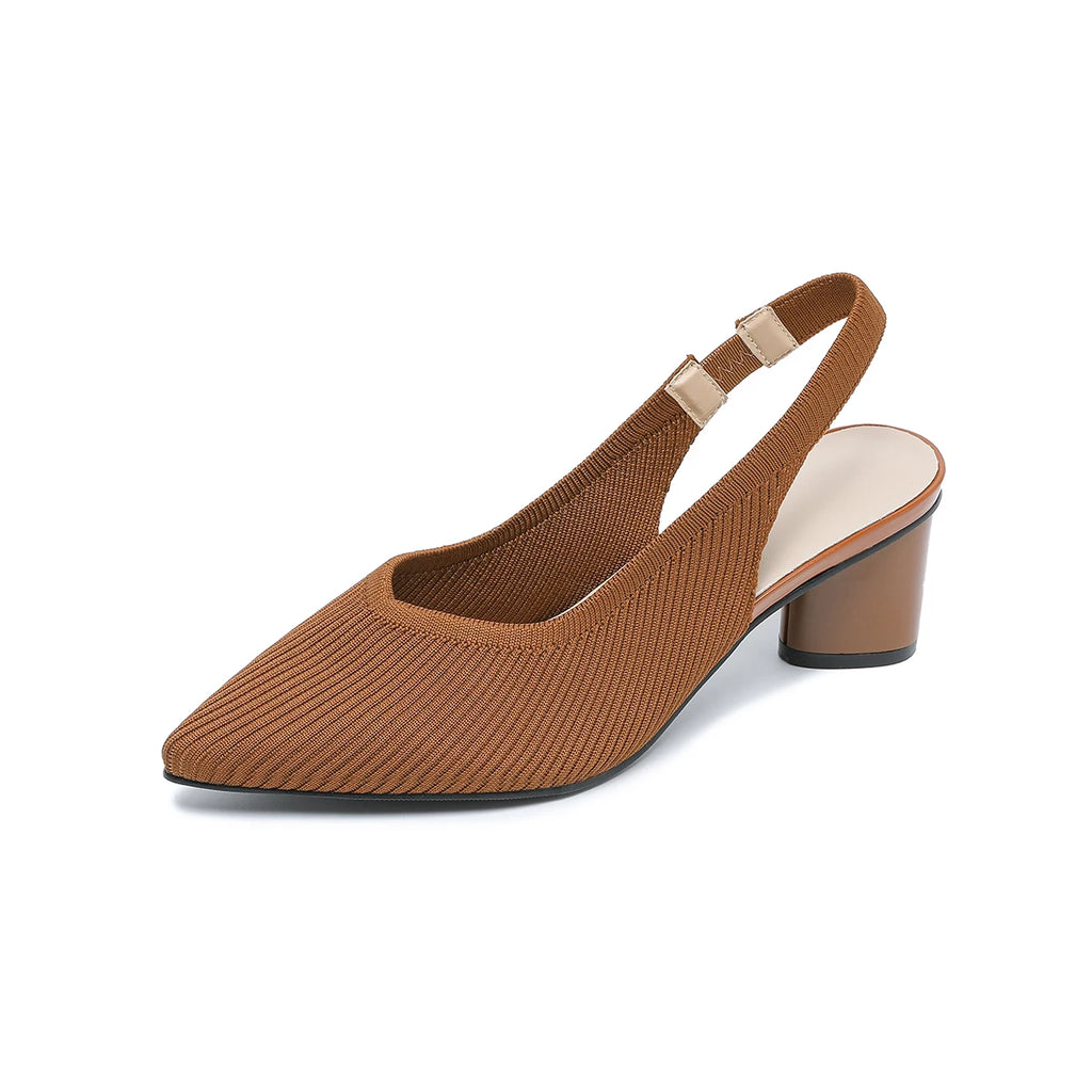 Women’s Knitted Pointed Heel Sandals