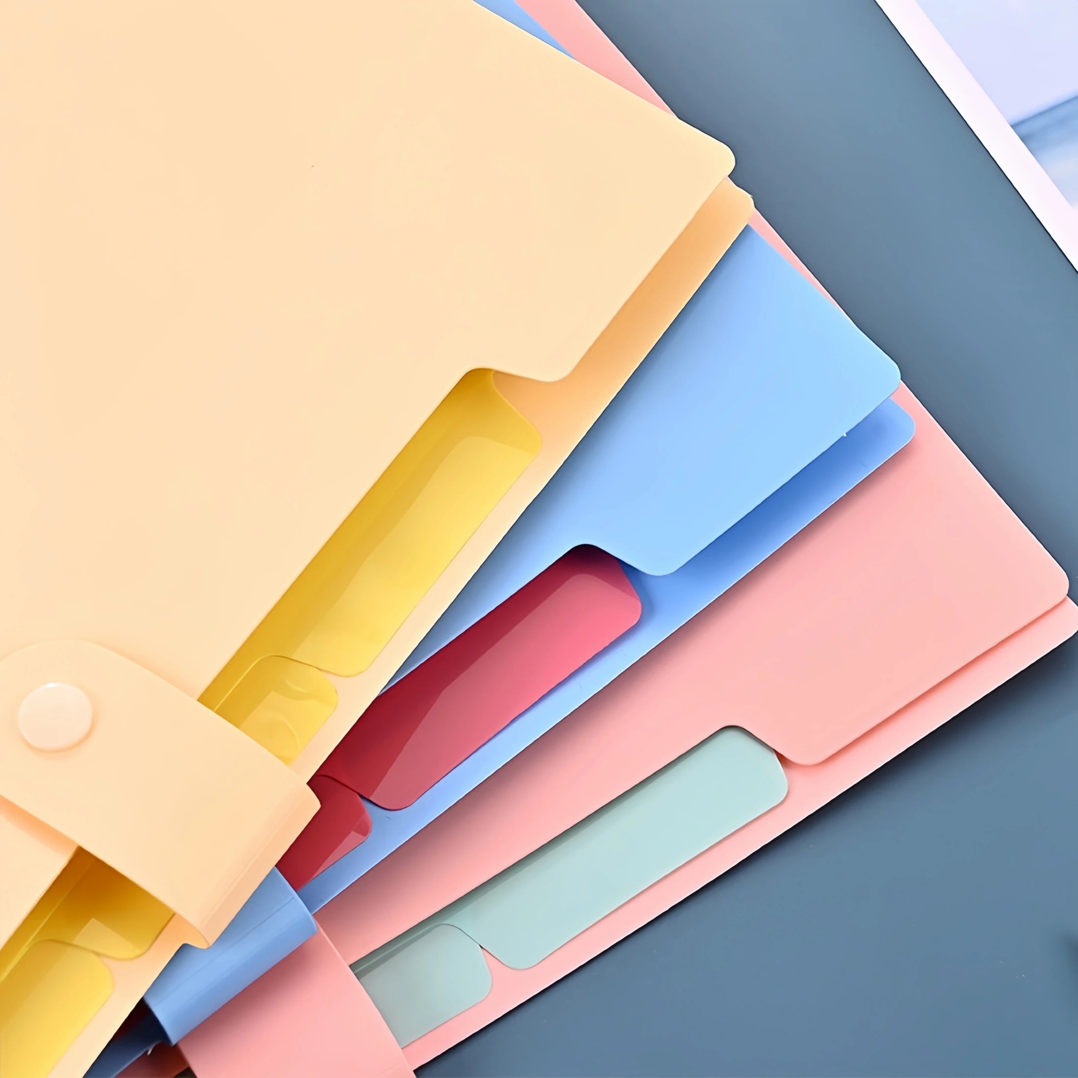 A4 Multi-Layer File Folder – Candy Colors