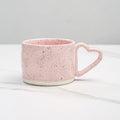 Korean Style Pink Heart Ceramic Mug