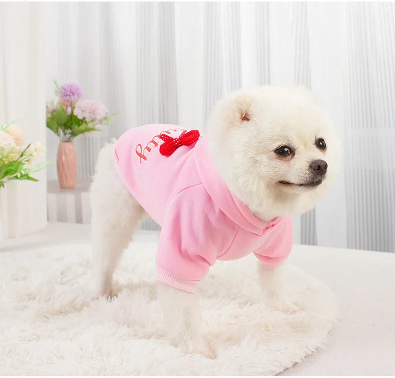 Fleece-Lined Dog Hoodie – Autumn/Winter